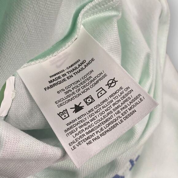 Nike SB Floral Skateboard Polo Shirt Blue Green Pink DM0169-394 Mens size M New - Picture 9 of 10